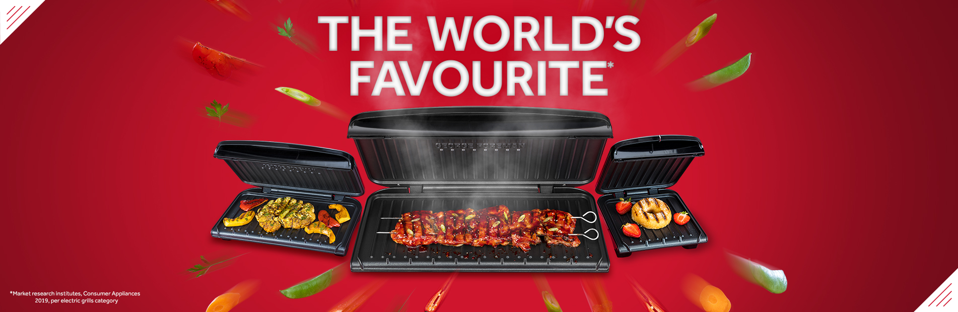 GEORGE FOREMAN MACCHINA per tostapane grande griglia versatile griglia